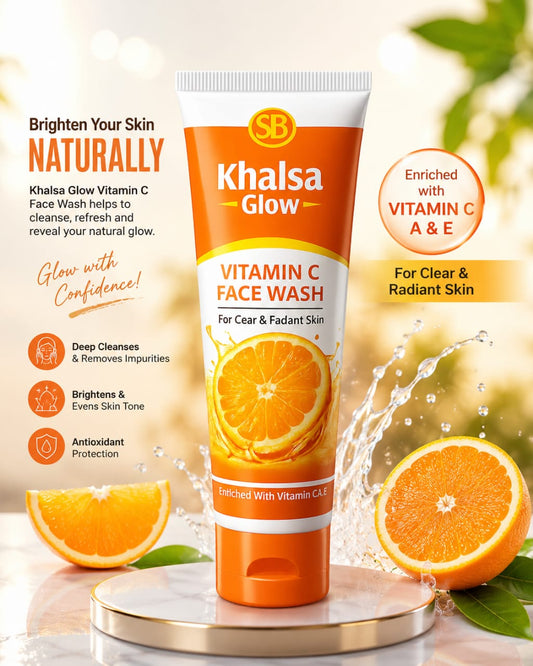 Khalsa Glow Vitamin C Face Wash