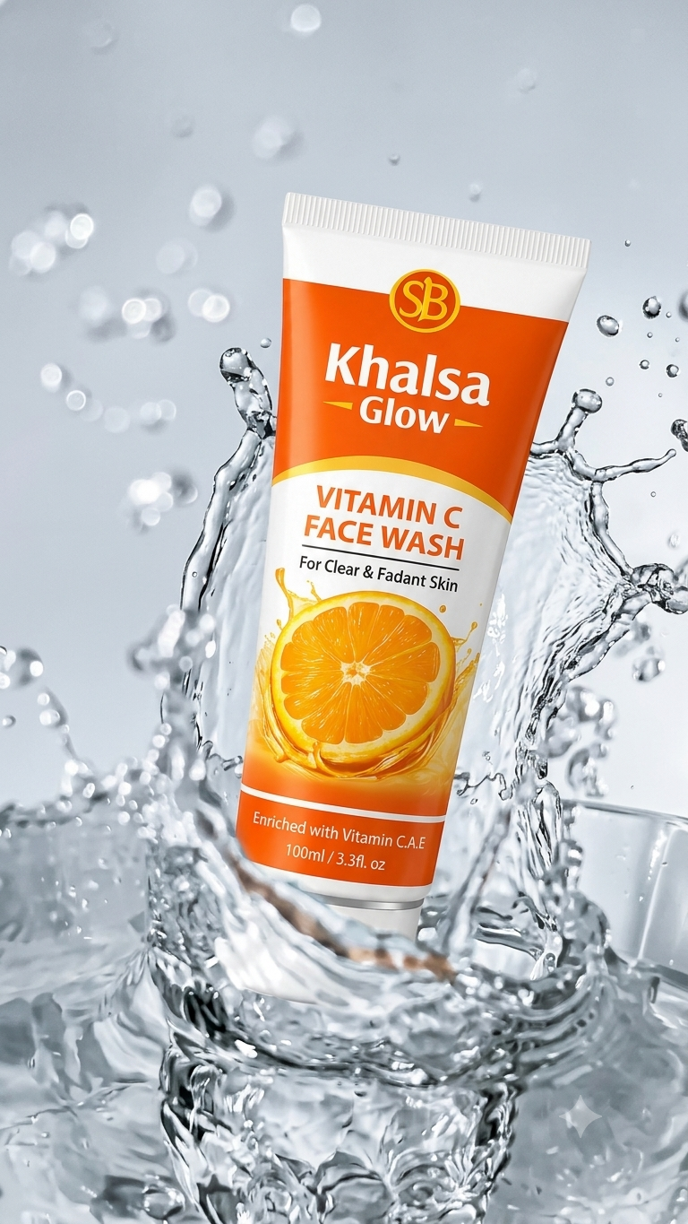 Khalsa Glow Vitamin C Face Wash