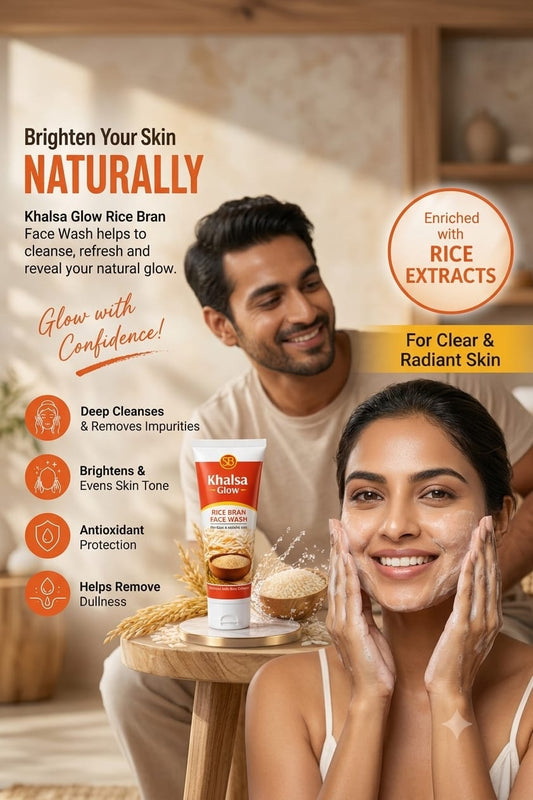 Khalsa Glow Rice Face Wash