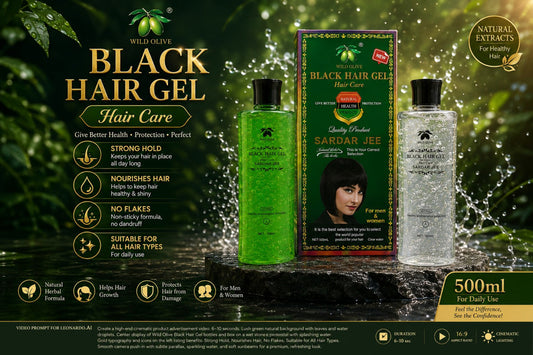 Sardar G Black Hair Colour Jel