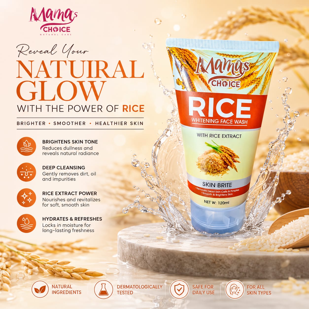 Mamas choice Rice Facewash